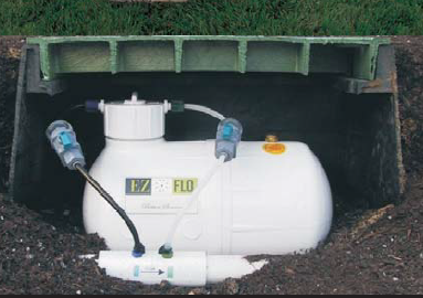 EZ Flo Fertilizer in a valve box